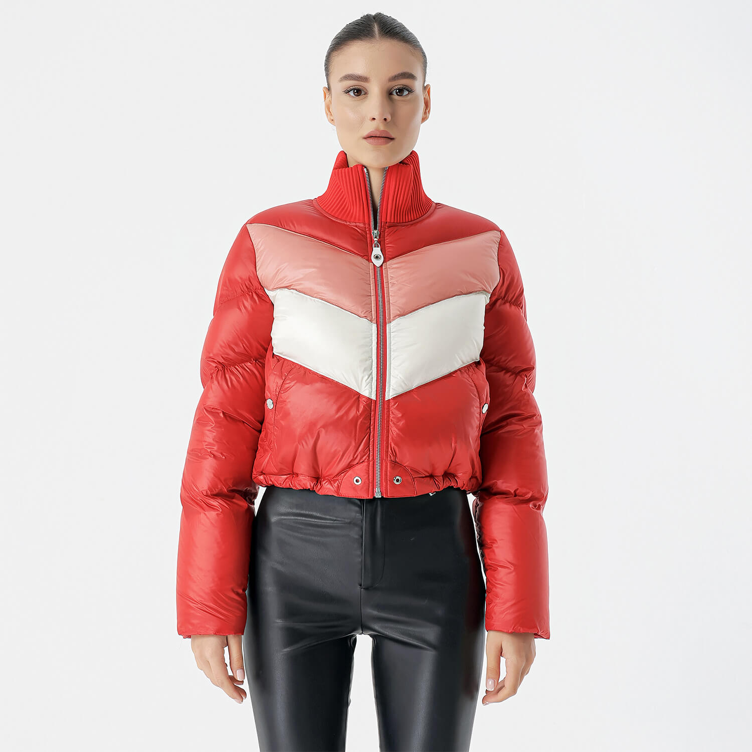 Louis Vuitton - Red&Pink Puffer Jacket